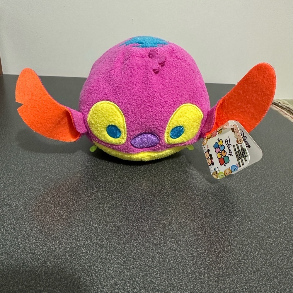 Disney Pink and Orange Stuffed Animal Plush
